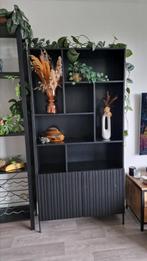 Woood Gravure wandkast zwart, Huis en Inrichting, Kasten | Wandmeubels, Overige materialen, Met deur(en), Ophalen of Verzenden