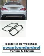 AMG Look Zwart uitlaat trim tip Voor Mercedes CLA W117 C117