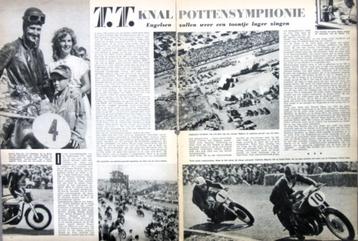 Artikel over motorsport 1953 TT Assen motor beschikbaar voor biedingen