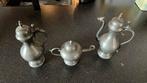 Tinnen decoratieve  set, Antiek en Kunst, Antiek | Tin, Ophalen