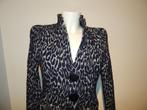 ML Collections mooie blazer in print met stretch grote knope, Kleding | Dames, Maat 38/40 (M), Zo goed als nieuw, Jasje, ML Collections