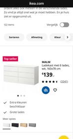 Ikea meubels Pax kledingkast Malm ladekasten bureau Micke, Ophalen, Ikea meubels, inboedel, 50 tot 100 cm, 3 of 4 laden