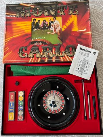 Monte Carlo Luxe Roulette spel grote uitvoering vintage  beschikbaar voor biedingen