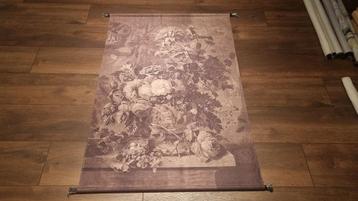 Wand Doek Bloemstillleven! 105 x 136 CM! NIEUW! beschikbaar voor biedingen