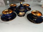 Vintage Kobalt Blauw Theeset, Antiek en Kunst, Ophalen of Verzenden