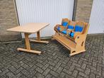 Kinderopvang set: Tafel, bank met zitjes, Kinderen en Baby's, Kinderkamer | Tafels en Stoelen, Ophalen, Gebruikt, Tafel(s) en Stoel(en)