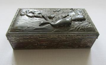 antiek japans chinees kistje ganzen gans sieraden oosters beschikbaar voor biedingen