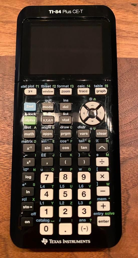 Texas Instruments TI 84-plus CE-T, Diversen, Rekenmachines, Zo goed als nieuw, Ophalen of Verzenden