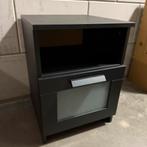 IKEA BRIMNES nachtkast zwart, Ophalen, Zo goed als nieuw, Hout, Minder dan 45 cm