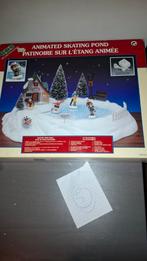 Lemax Village Animated Skating pond schaatsbaan kerstdorp, Ophalen of Verzenden