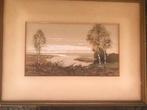 aquarel landschap peter cox, Ophalen of Verzenden