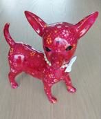 Pomme Pidou Chihuahua Nanou Spaarpot - Rood Bloemmotief, Antiek en Kunst, Ophalen of Verzenden