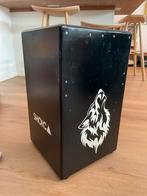 Cajon / Drumkist met Wolf Design, Ophalen, Gebruikt, Trommel