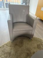 Leolux Dolcinea leren fauteul, Ophalen, 75 tot 100 cm, 50 tot 75 cm