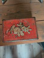 Vintage Beschilderde Blikken Doos, Ophalen of Verzenden