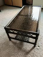 Salontafel, Huis en Inrichting, Tafels | Salontafels, Ophalen, Gebruikt, 100 tot 150 cm, Glas