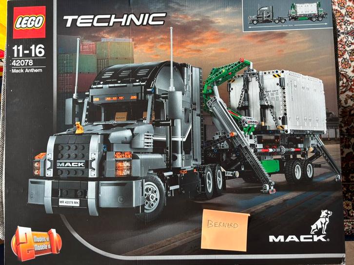 Lego technic 42078 Mack Anthem Nieuw, Kinderen en Baby's, Speelgoed | Duplo en Lego, Nieuw, Ophalen of Verzenden