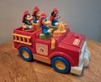 Vintage Mattel Mickey Mouse & Friends Fire Truck 1989 Disney, Ophalen of Verzenden, Mickey Mouse, Zo goed als nieuw, Beeldje of Figuurtje
