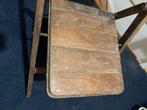 Vintage Houten Klapstoel - Antiek Look Stoel, Antiek en Kunst, Antiek | Meubels | Stoelen en Banken, Ophalen