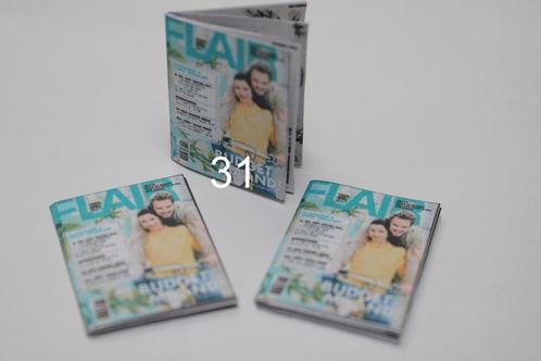 1 miniatuur blad, 1-12 poppenhuis,, Verzamelen, Poppenhuizen en Toebehoren, Nieuw, Poppenhuis, Verzenden