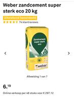 Zandcement supersterk, Doe-het-zelf en Verbouw, Overige Doe-het-zelf en Verbouw, Ophalen of Verzenden, Nieuw
