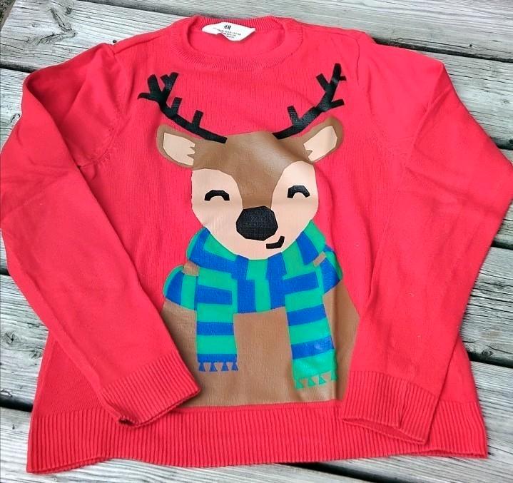Kerst Truien ~ Maat 134/140, Kinderen en Baby's, Kinderkleding | Maat 134, Zo goed als nieuw, Jongen of Meisje, Trui of Vest, Ophalen of Verzenden