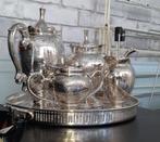 Verzilverd koffie en theestel, Antiek en Kunst, Ophalen of Verzenden