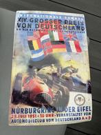 Verzamelaars item autoracen blikken bord uit 1951 Nürnberg, Ophalen of Verzenden, Duitsland