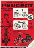 Retro reclame 1970 Peugeot brommer 102MR & 102MT, Verzenden, Overige typen