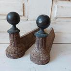 antieke openhaard bokken  Deurstop gietijzer €20,00, Antiek en Kunst, Ophalen