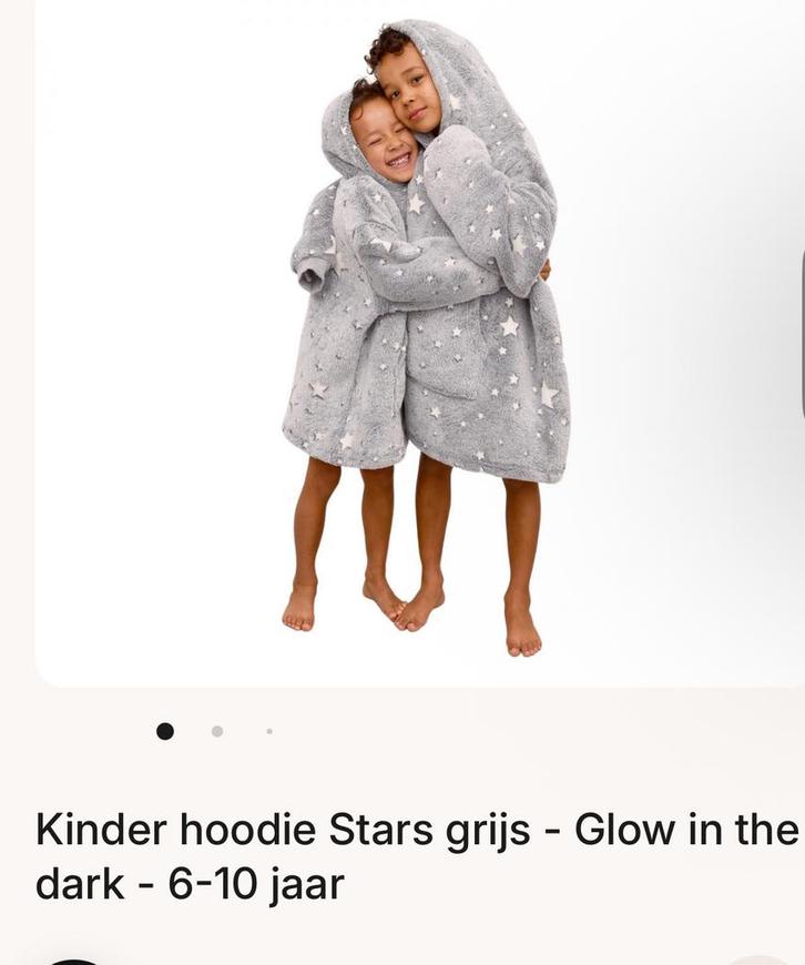 Glow in the Dark Kinder Hoodie 6-10 jaar, Kinderen en Baby's, Kinderkleding | Overige, Nieuw, Jongen of Meisje, Ophalen of Verzenden