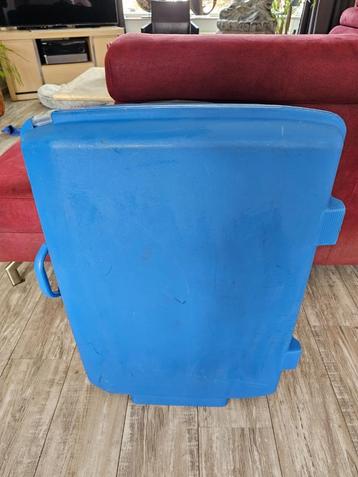 American Tourister no 1. 2 wielen trolley koffer blauw slot beschikbaar voor biedingen
