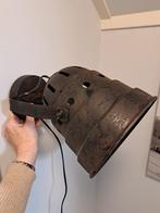 Prachtige grote wandspot, vintage bruin. Zo goed als nieuw!, Metaal of Aluminium, Ophalen of Verzenden, Zo goed als nieuw, Landelijk l industrieel l