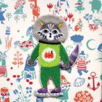 Kat Astronaut sticker patch badge embleem applicatie, Verzenden, Nieuw, Overige applicaties