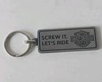 Orginele sleutelhanger Harley Davidson winter 2014 2015 rvs, Ophalen of Verzenden, Zo goed als nieuw