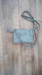 leuke grijze leren tas met veel vakken, Sieraden, Tassen en Uiterlijk, Tassen | Damestassen, Ophalen of Verzenden, Nieuw