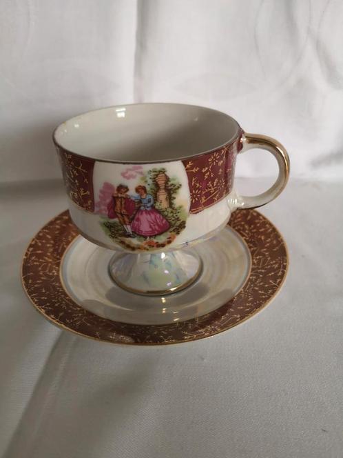 Kop en schotel van Versailles, Antiek en Kunst, Antiek | Servies los, Ophalen of Verzenden