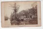 Rotterdam Kabinetfoto  Kanaal Wijnhaven  1880, Verzenden, Voor 1920, Ongelopen, Zuid-Holland