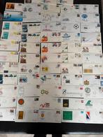 58 eerste dag enveloppe onbeschreven waar van 2 met en munt, Verzenden, Envelop