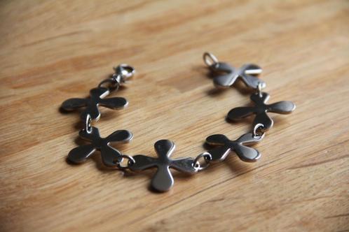 Dames armband | staal 19 cm | in goede staat, Sieraden, Tassen en Uiterlijk, Armbanden, Zo goed als nieuw, Staal, Ophalen of Verzenden