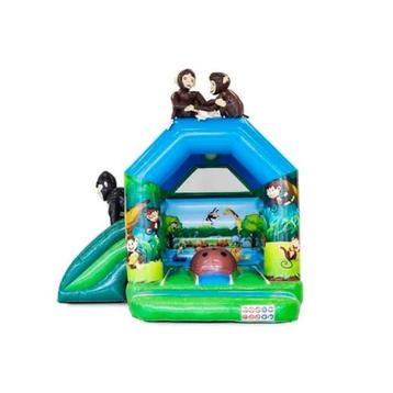 Midi Monkey Mania Springkussen te huur beschikbaar voor biedingen