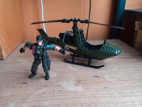 Chap mei soldier force helicopter figuur, Kinderen en Baby's, Speelgoed | Actiefiguren, Gebruikt, Ophalen of Verzenden