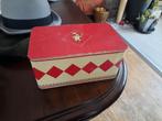 Vintage Bolletje Beschuitblik, Huis en Inrichting, Woonaccessoires | Kisten, Ophalen, Minder dan 50 cm, Gebruikt, Minder dan 50 cm
