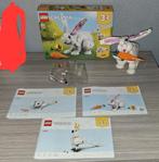 LEGO Creator 3-in-1 Wit Konijn - 31133, Ophalen of Verzenden, Zo goed als nieuw, Complete set, Lego