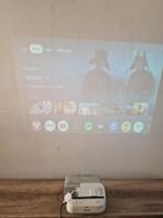 Goed werkende Beamer met projectie scherm, Audio, Tv en Foto, Beamers, Ophalen, Gebruikt, LCD, Epson