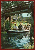 Giethoorn - Met de punter door het mooie dorp - 1969 (Zwolle, Ophalen of Verzenden, 1960 tot 1980, Gelopen, Overijssel
