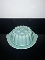 Oude mintgroene puddingvorm&onderschaal, Huis en Inrichting, Keuken | Servies, Verzenden, Overige typen, Zo goed als nieuw, Overige stijlen