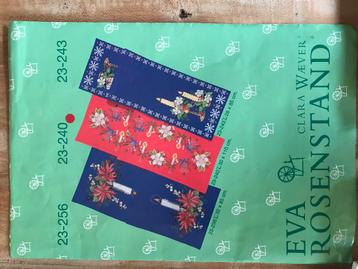Borduurpakket Eva Rosenstand. Kerstloper borduren. 🧵 🎄 beschikbaar voor biedingen