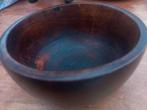 Houten schaal Ghana 20x17 cm, Ophalen of Verzenden, Nieuw, Rond, Hout