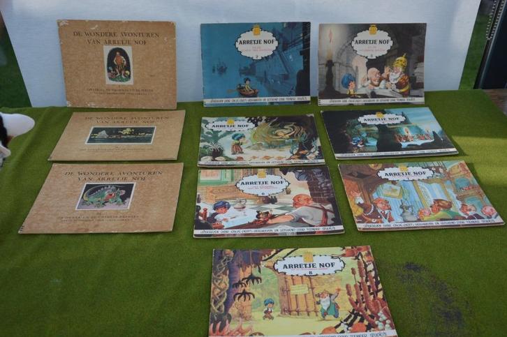 10 oude reclame boekjes Arretje Nof uitgegeven Calvé Delft, Antiek en Kunst, Curiosa en Brocante, Ophalen of Verzenden